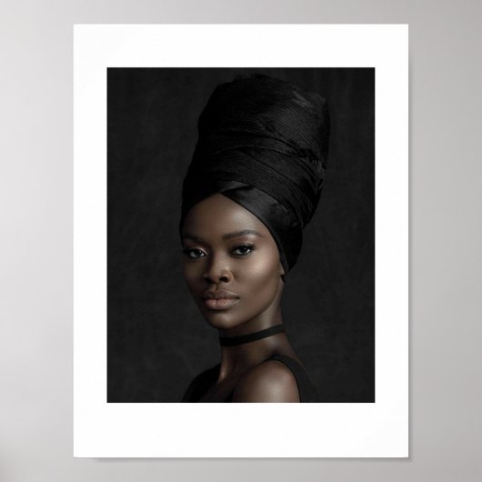 Affiche d'art mural - Portrait de beauté (Devant)