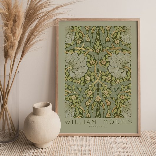 Affiche d'art murale Pimpernel de William Morris