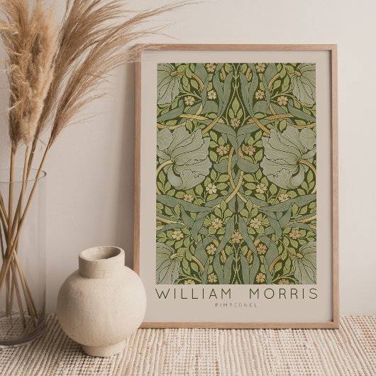 Affiche d'art murale Pimpernel de William Morris