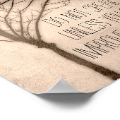 affiche d'art naturel avec texte et arbre en ton s (Coin)