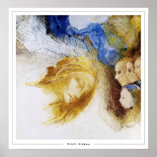 Affiche d'art Odilon Redon Zedign #566 (Devant)
