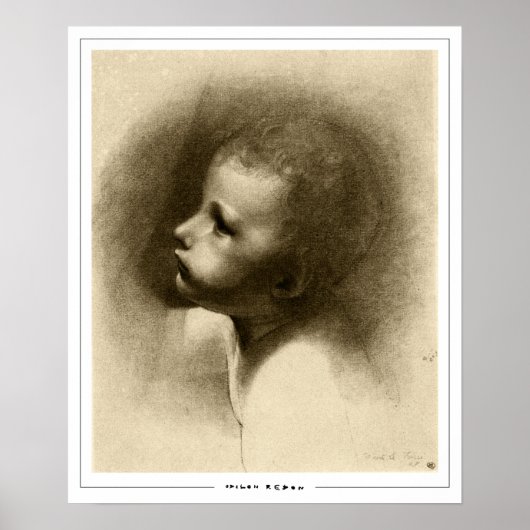 Affiche d'art Odilon Redon Zedign #733 (Devant)