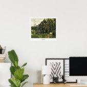 Affiche d'art Paul Cézanne Zedign #24 (Bureau à domicile)