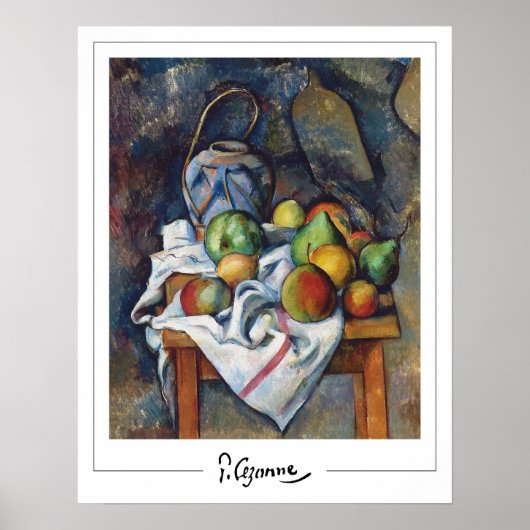 Affiche d'art Paul Cézanne Zedign #241 (Devant)
