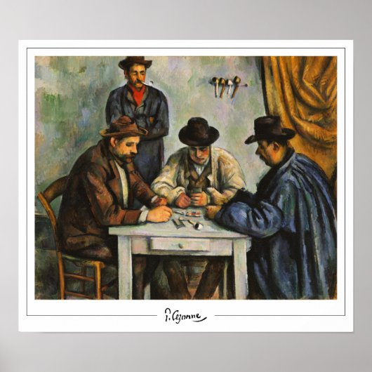 Affiche d'art Paul Cézanne Zedign #386 (Devant)