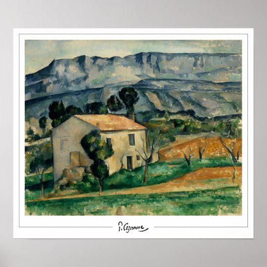 Affiche d'art Paul Cézanne Zedign #47 (Devant)