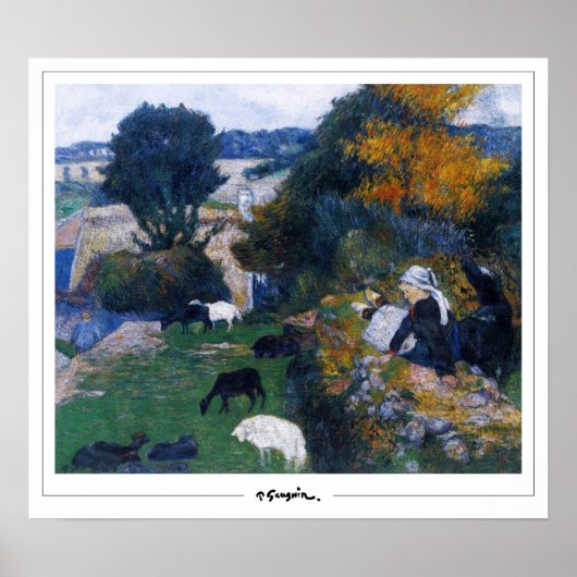 Affiche d'art Paul Gauguin Zedign #26 (Devant)