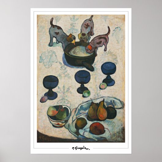 Affiche d'art Paul Gauguin Zedign #262 (Devant)