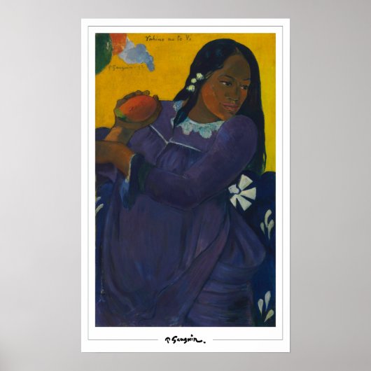 Affiche d'art Paul Gauguin Zedign #375 (Devant)