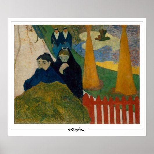 Affiche d'art Paul Gauguin Zedign #644 (Devant)