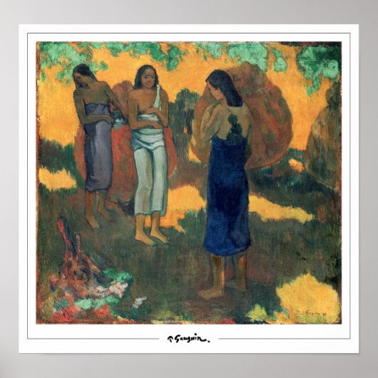 Affiche d'art Paul Gauguin Zedign #93 (Devant)
