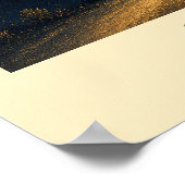 Affiche d'art personnalisée Golden Path (Coin)