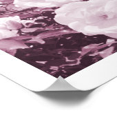 Affiche d'art photographique du jardin floral de r (Coin)