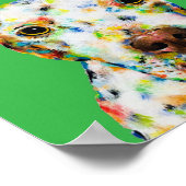 Affiche d'art Pitbull (Coin)