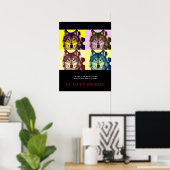 Affiche d'Art Pop Wolf (Bureau à domicile)