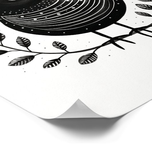 Affiche d'art populaire scandinave (Coin)