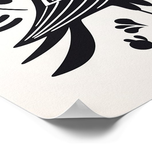 Affiche d'art populaire scandinave (Coin)