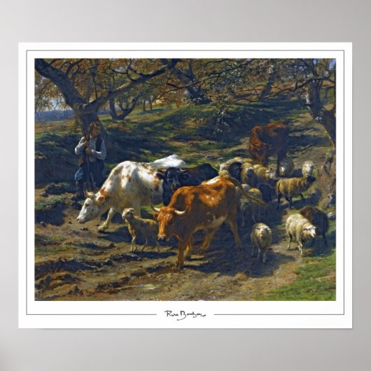 Affiche d'art Rosa Bonheur Zedign #14 (Devant)