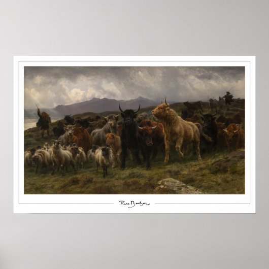 Affiche d'art Rosa Bonheur Zedign #86 (Devant)
