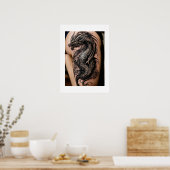 affiche d'art tatouage (Cuisine)