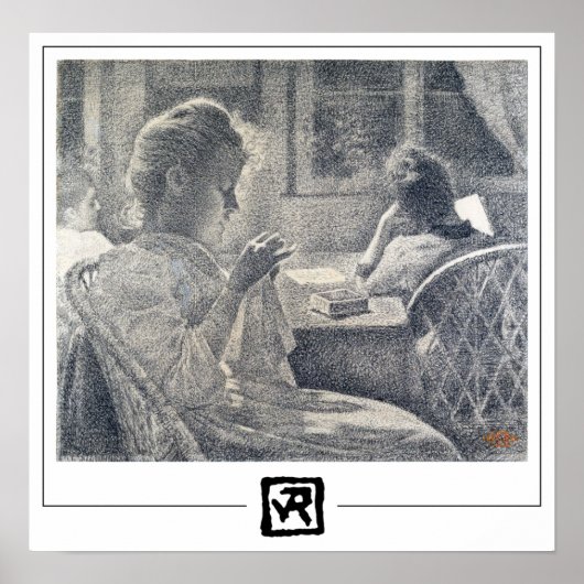 Affiche d'art Théo van Rysselberghe Zedign #210 (Devant)