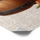 Affiche d'art Trio Gnomes de Thanksgiving (Coin)