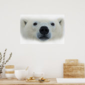 Affiche d'art unique de ours polaire chic (Cuisine)