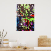 affiche d'art urbain (Cuisine)