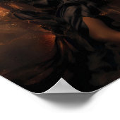 Affiche d'art Velvet Ember Midnight Dreamscape (Coin)