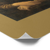 Affiche d'art vintage Monalisa (Coin)