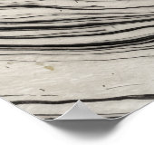 Affiche d'art vortex en marbre noir et blanc (Coin)
