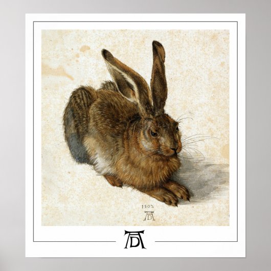 Affiche d'art Zedign d'Albrecht Dürer #6 (Devant)