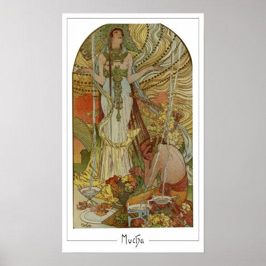 Affiche d'art Zedign d'Alphonse Mucha #169 (Devant)