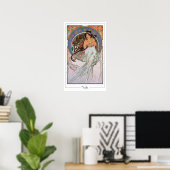 Affiche d'art Zedign d'Alphonse Mucha #189 (Bureau à domicile)