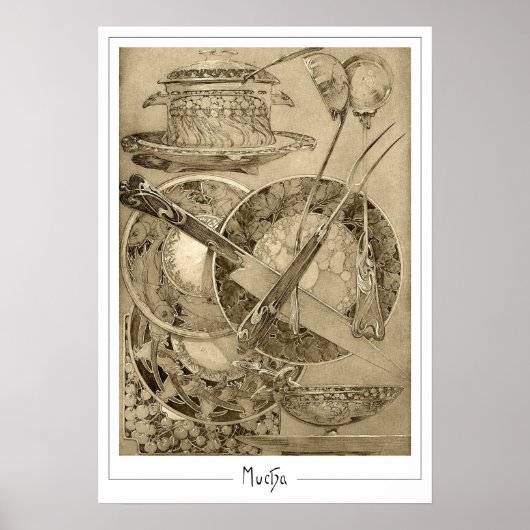 Affiche d'art Zedign d'Alphonse Mucha #210 (Devant)