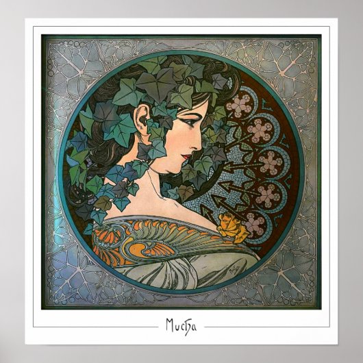 Affiche d'art Zedign d'Alphonse Mucha #370 (Devant)