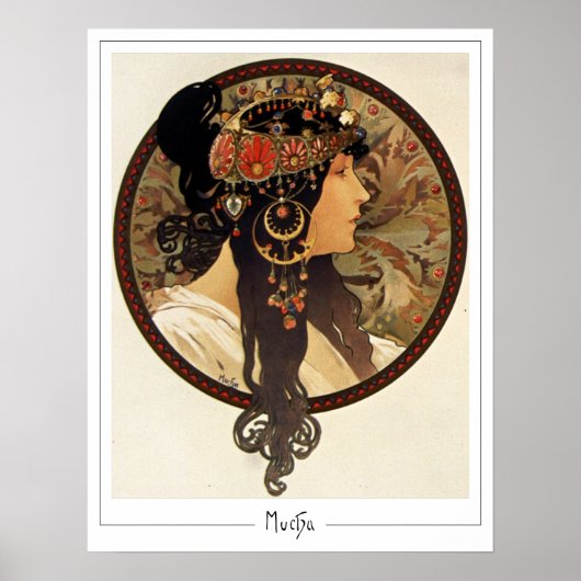 Affiche d'art Zedign d'Alphonse Mucha #401 (Devant)