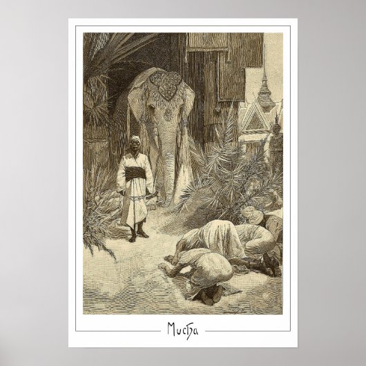 Affiche d'art Zedign d'Alphonse Mucha #75 (Devant)