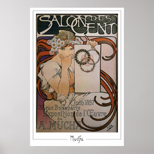Affiche d'art Zedign d'Alphonse Mucha #93 (Devant)