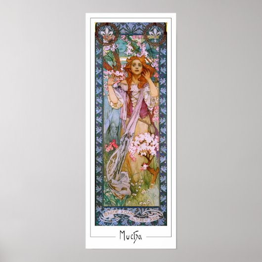 Affiche d'art Zedign d'Alphonse Mucha #96 (Devant)