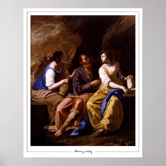 Affiche d'art Zedign d'Artemisia Gentileschi #79 (Devant)
