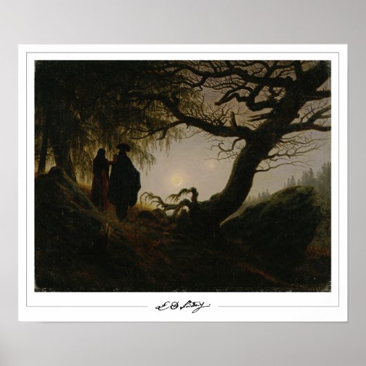 Affiche d'art Zedign de Caspar David Friedrich #20 (Devant)