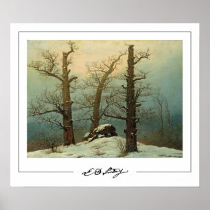 Affiche d'art Zedign de Caspar David Friedrich #6