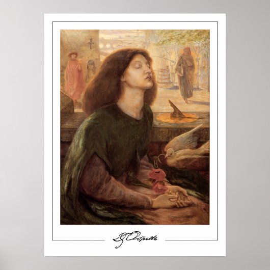 Affiche d'art Zedign de Dante Gabriel Rossetti #42 (Devant)