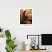 Affiche d'art Zedign de Dante Gabriel Rossetti #42 (Bureau à domicile)