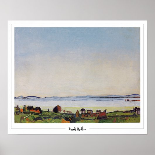Affiche d'art Zedign de Ferdinand Hodler #130 (Devant)