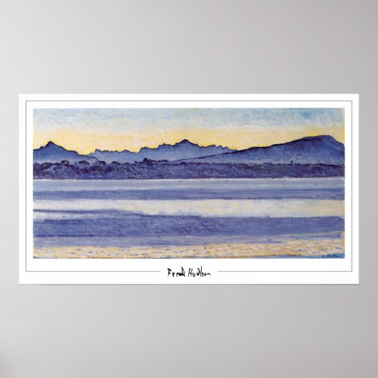 Affiche d'art Zedign de Ferdinand Hodler #166 (Devant)