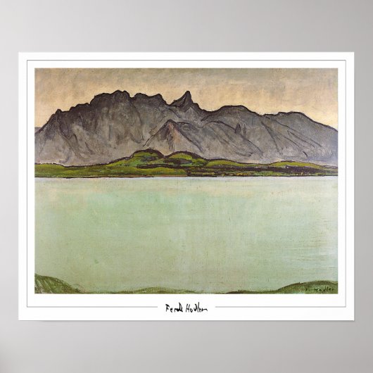 Affiche d'art Zedign de Ferdinand Hodler #248 (Devant)