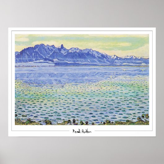 Affiche d'art Zedign de Ferdinand Hodler #268 (Devant)