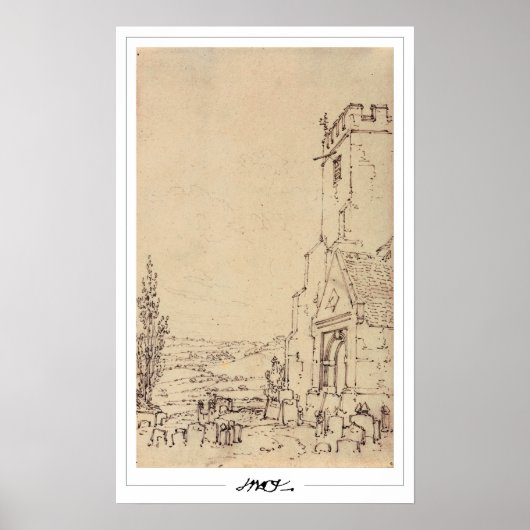 Affiche d'art Zedign de JMW Turner #233 (Devant)